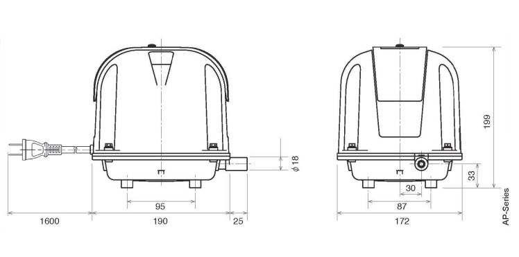 Thomas/Yasunaga AP-60N Luftpumpe