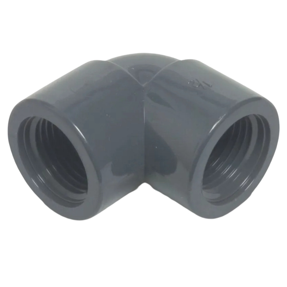 PVC Winkel 90° 2 1/2" Doppel-IG