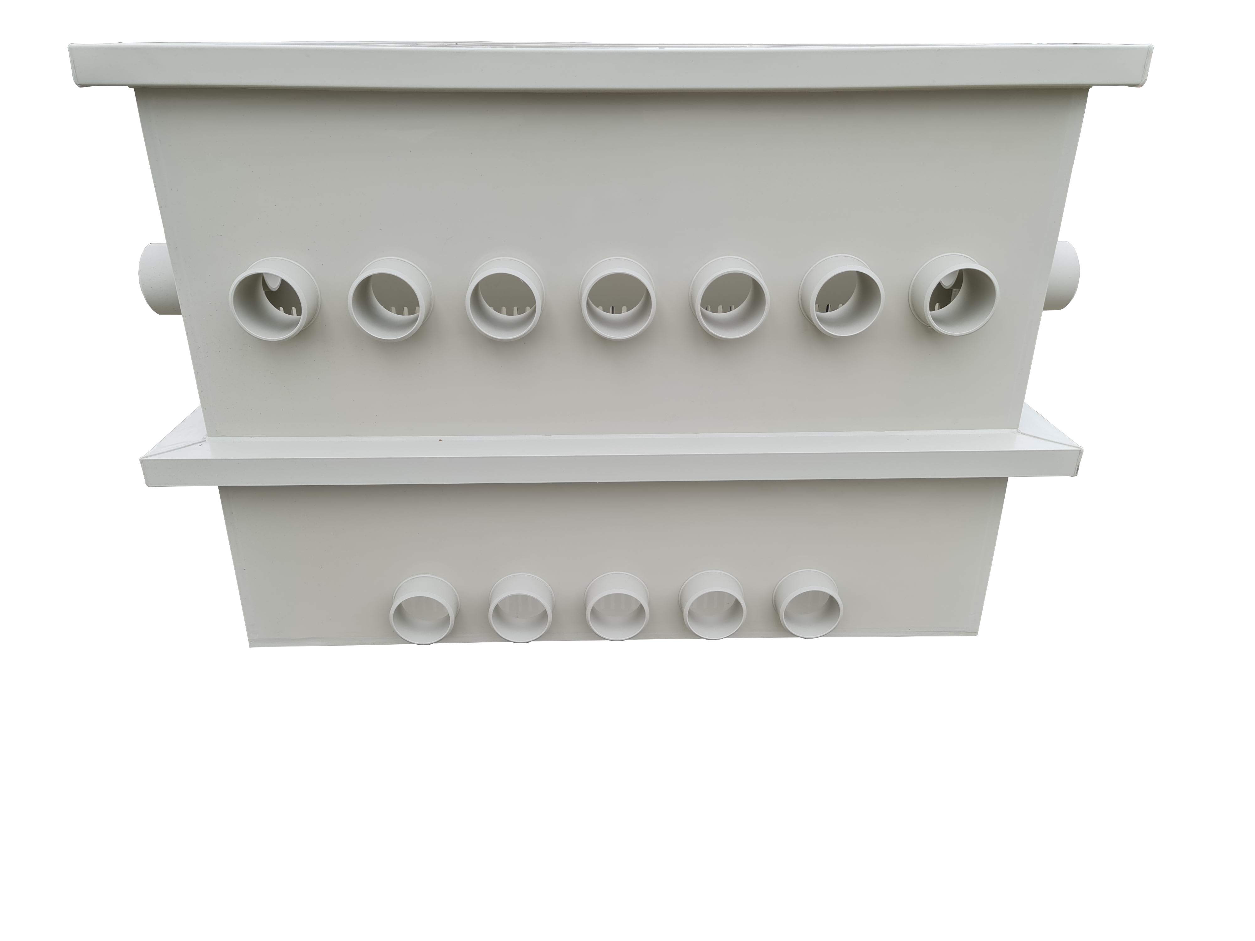 EPS Combi-Trommelfilter CF150 + integrierte Biokammer + integrierte Pumpenkammer + Rinnenspülung + Steuerung + Spülpumpe + UV-Schutz + Edelstahlsieb in Sandwichbauweise Kopie