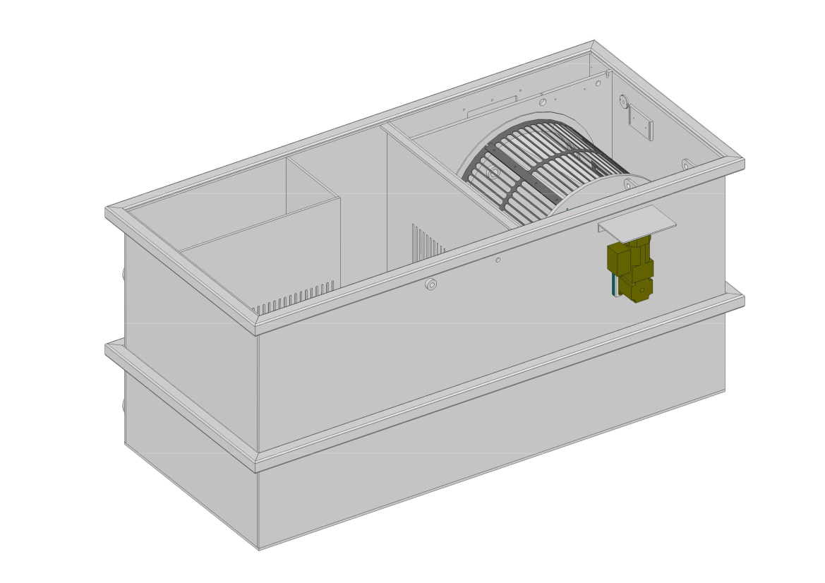EPS Combi-Trommelfilter CL65 Quer mit integrierter Spülpumpe EPS Combi-Trommelfilter CL65 Quer mit integrierter Spülpumpe