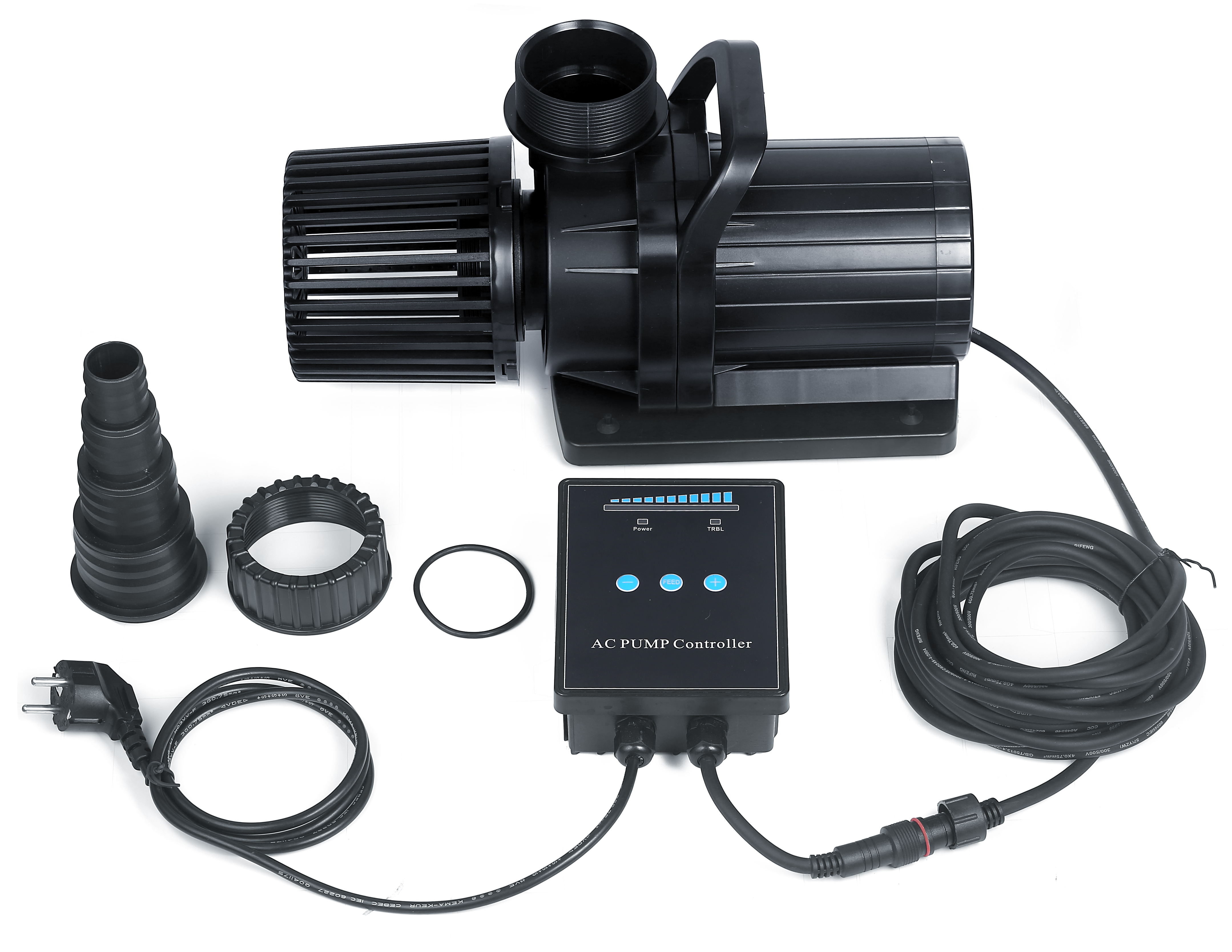 Teichpumpe  EASY DC 48 V 30000 l/h mit Digitalsteuerung