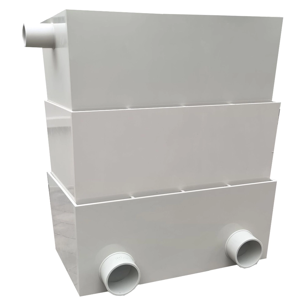 Rieselfilter RF60 3tlg. mit 2 x 110 mm Auslauf