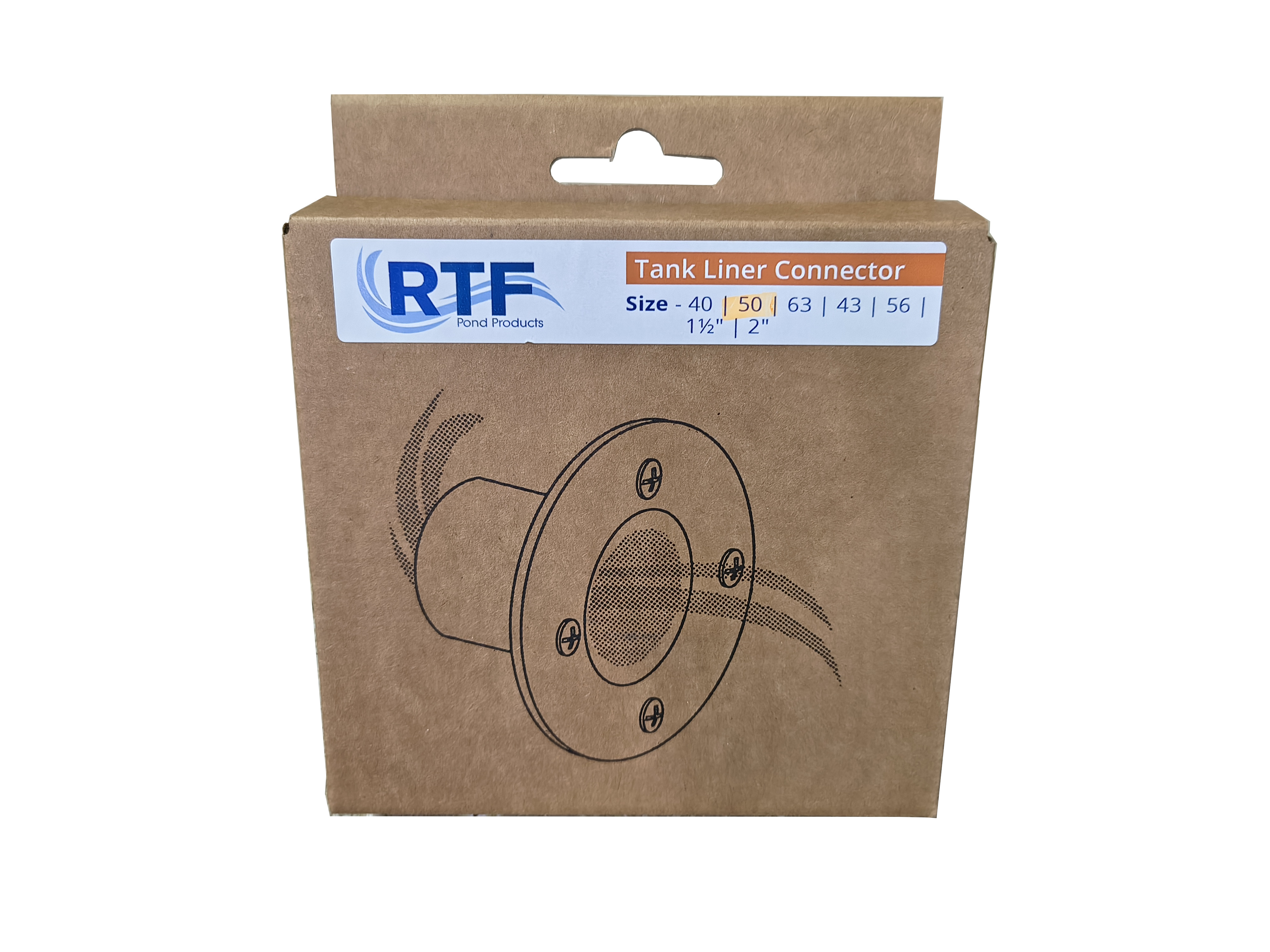 RTF Tank Connector 50 mm 