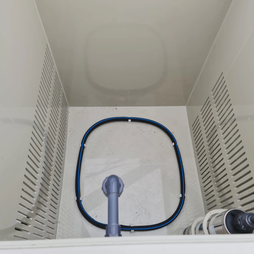 EPS Combi-Trommelfilter CL65 Quer Jumbo + integrierte Biokammer + Rinnenspülung + Steuerung + Spülpumpe + UV-Schutz + Edelstahlsieb in Sandwichbauweise EPS Combi-Trommelfilter CL65 Quer Jumbo + integrierte Biokammer + Rinnenspülung + Steuerung + Spülpumpe + UV-Schutz + Edelstahlsieb in Sandwichbauweise