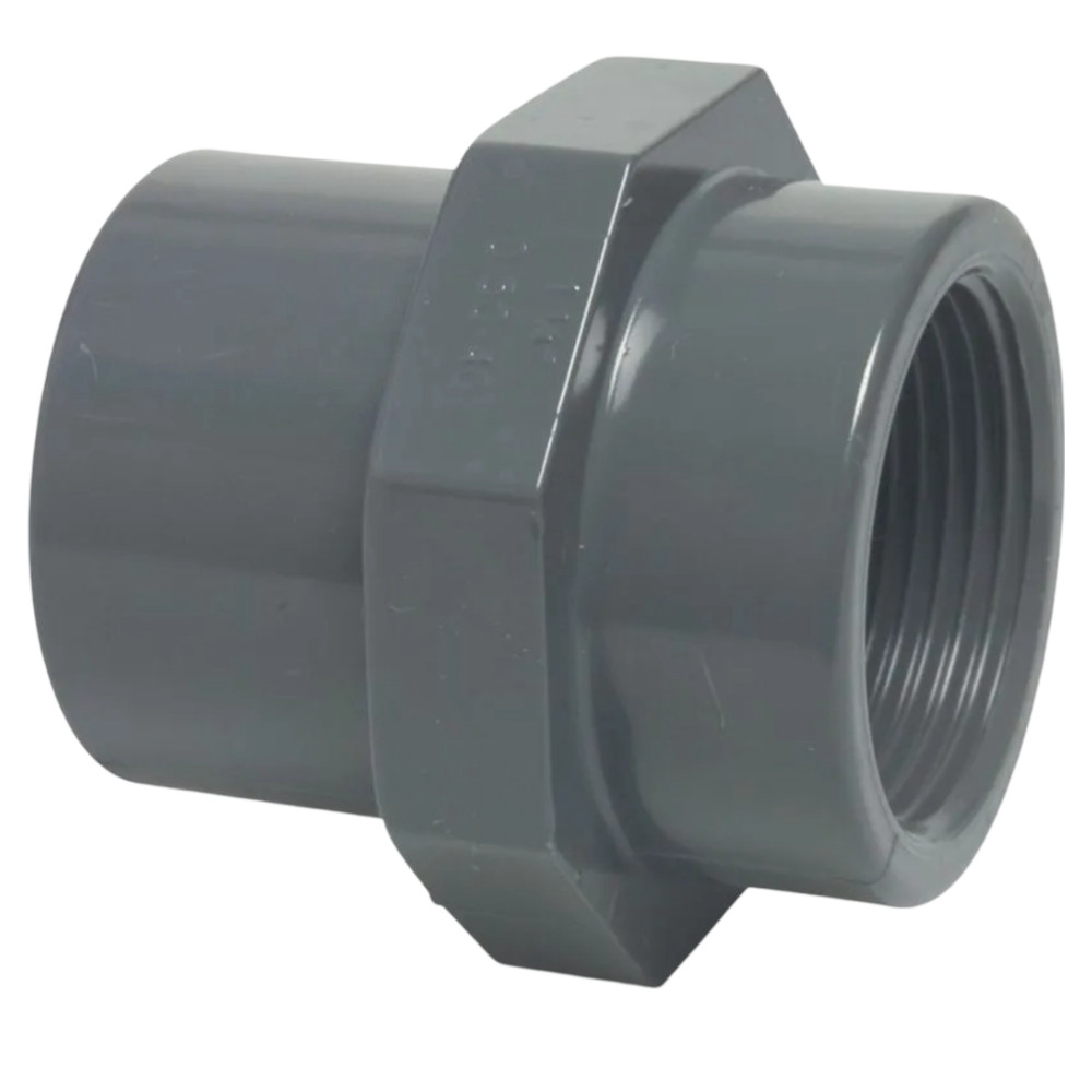 PVC Schraubmuffe mit Innengewinde 40/50 x 1 1/2"