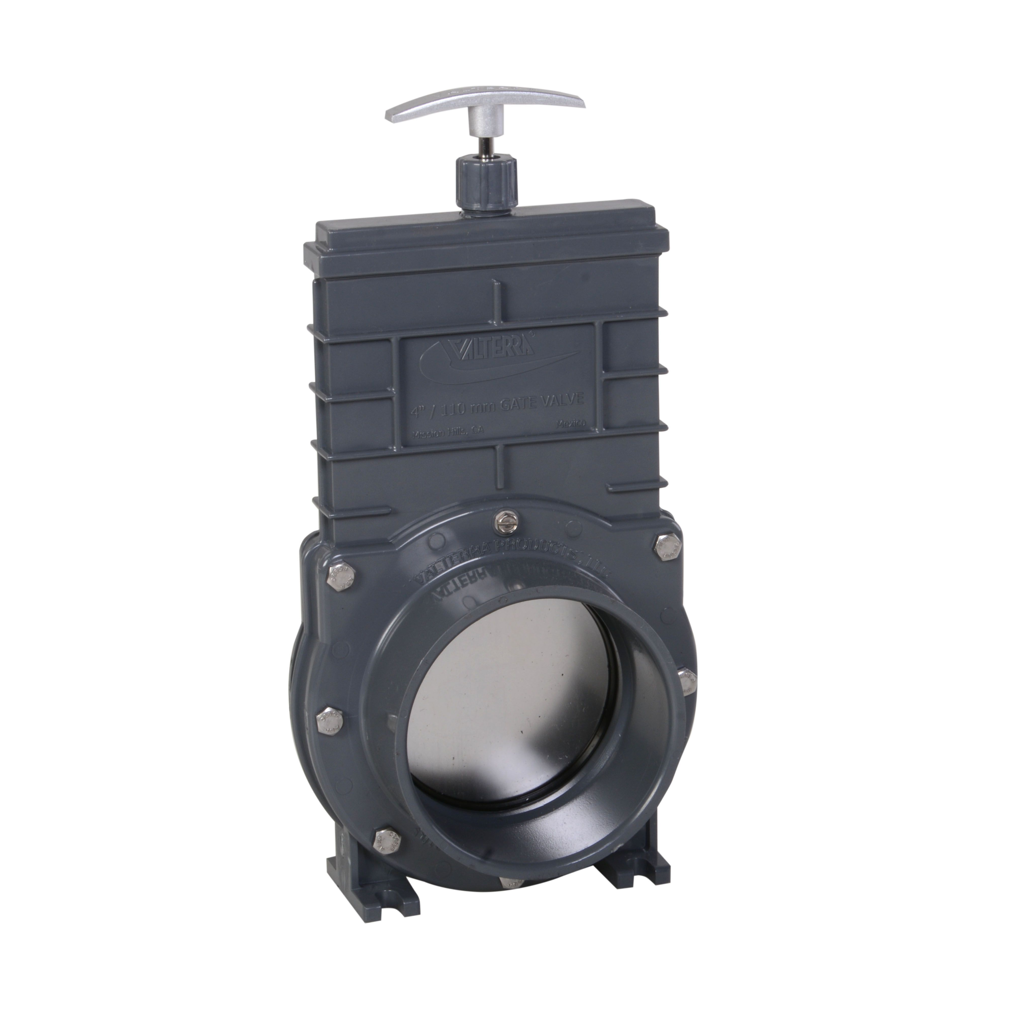 Valterra Zugschieber 110 mm mit Edelstahlblatt