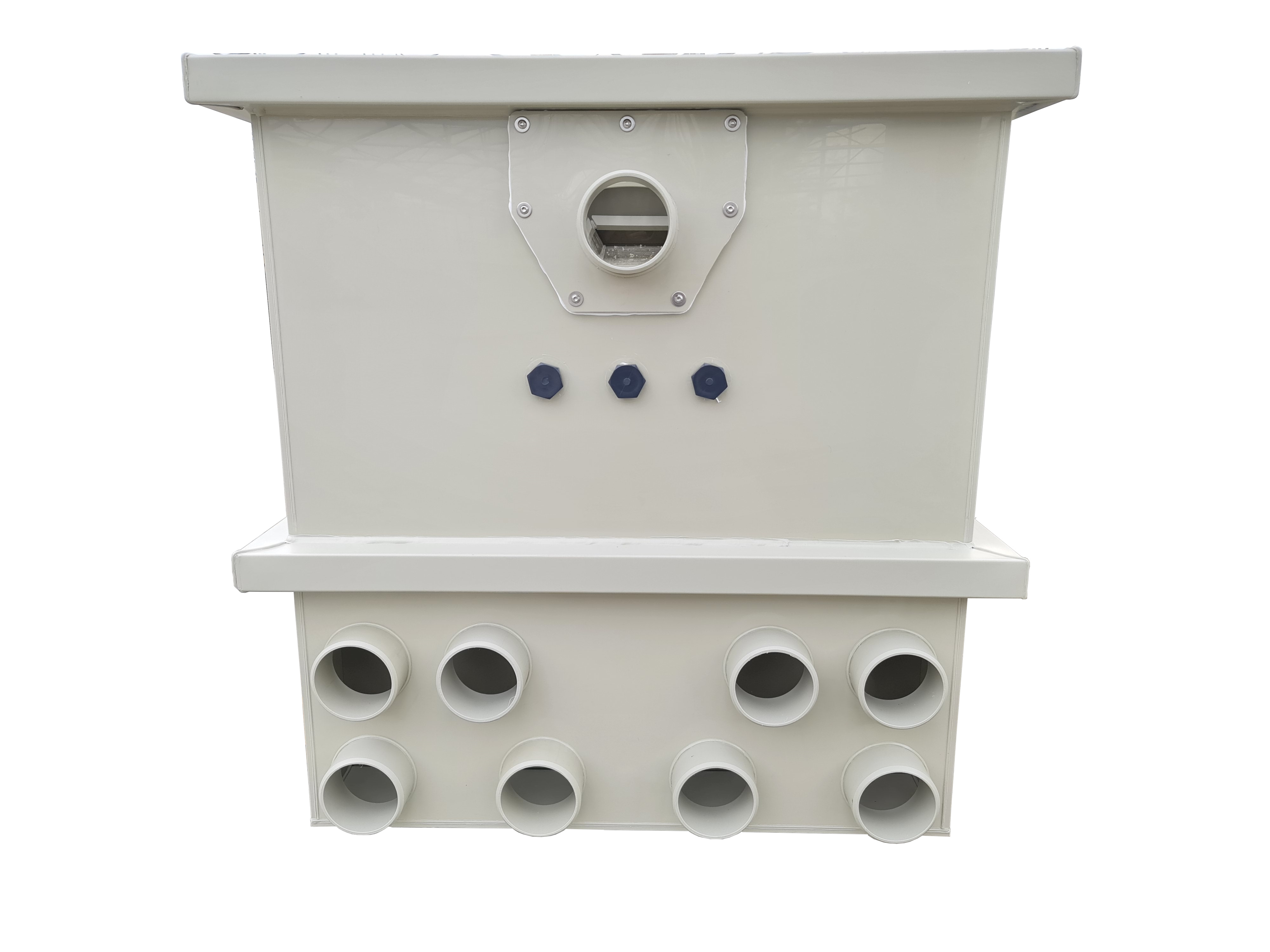 EPS Combi-Trommelfilter CL80 + integrierte Biokammer + Rinnenspülung + Steuerung + Spülpumpe + UV-Schutz + Edelstahlsieb in Sandwichbauweise