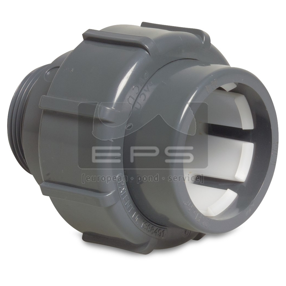 Flexfit PVC Übergangsverschraubung 50 mm x 2 Zoll Aussengewinde