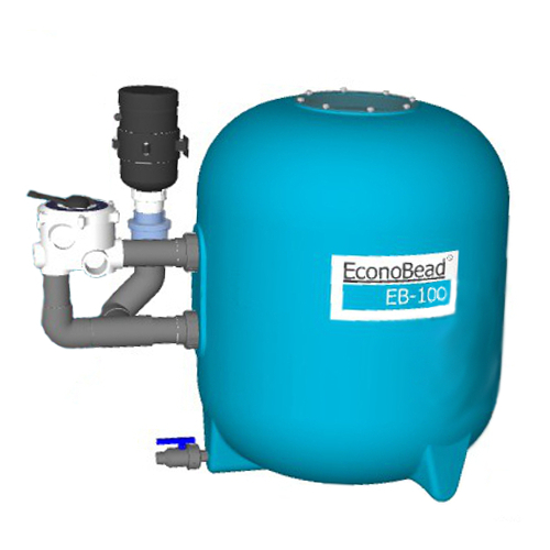 EconoBeadfilter EB100 63 mm Verrohr. 2 Zoll Ventil