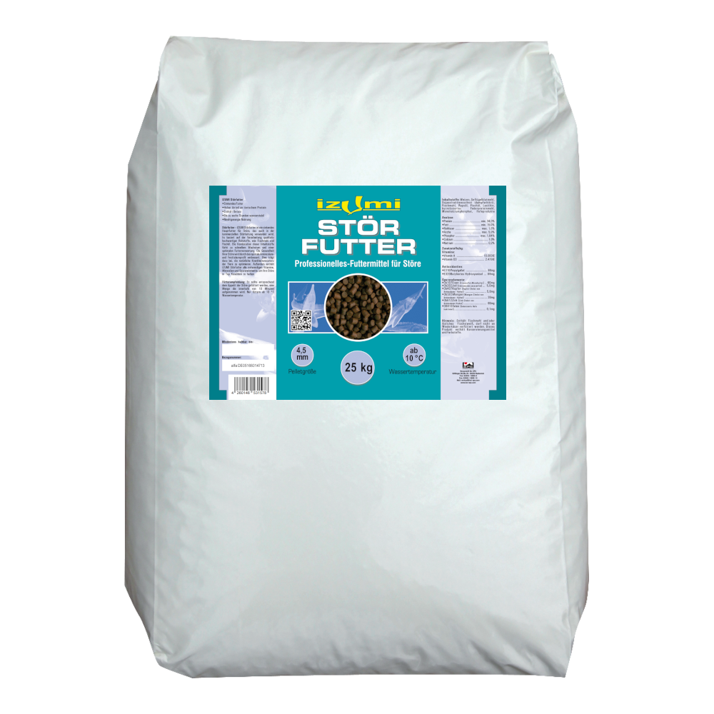 Izumi Störfutter 4,5 mm 25 kg - Sackware