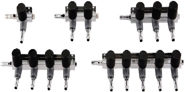 Luftverteiler 9 mm, 5-fach