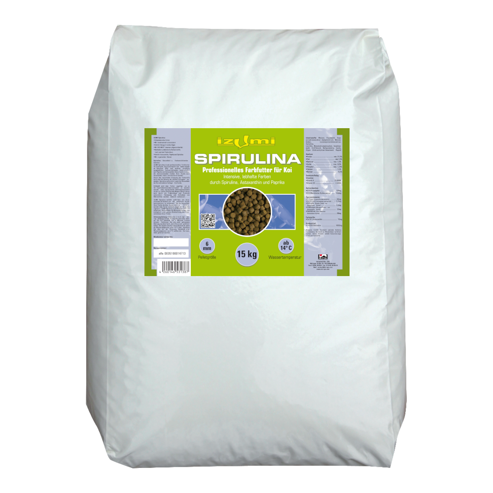 Izumi Spirulina 6 mm 15 kg - Sackware