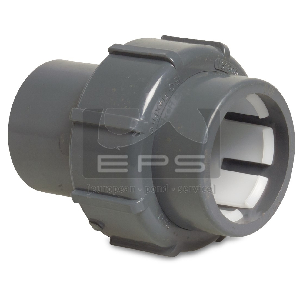 Flexfit PVC Verschraubung mit Klebemuffe 63 x 63 mm