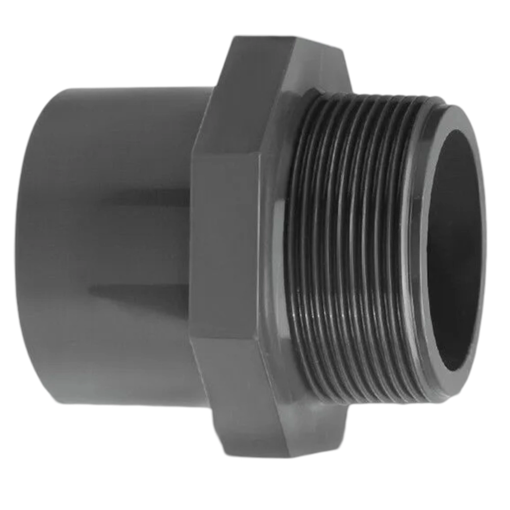PVC Übergangsnippel(-muffe) 25 mm x 1" AG