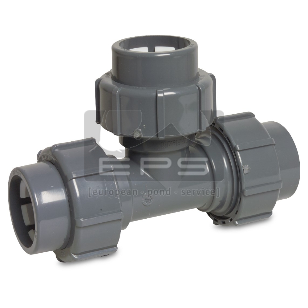 Flexfit PVC T-Stück 90° / 63 mm