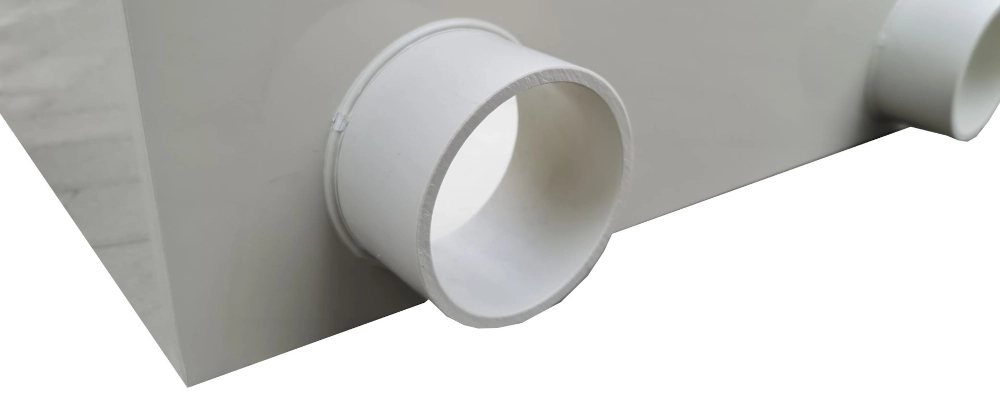 Rieselfilter RF60 3tlg. mit 2 x 110 mm Auslauf